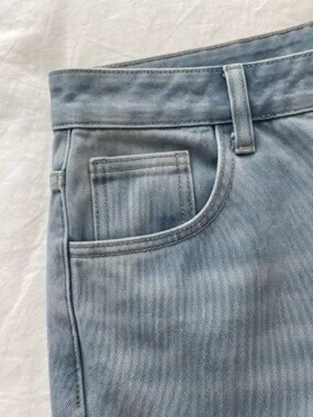 ZARA Medium Wash Casual Women's Loose Wide Leg Zip Fly Button Pocket Jeans